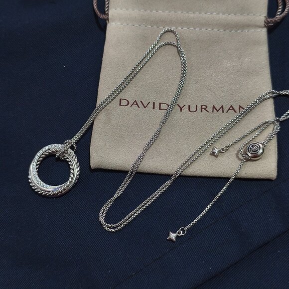 David Yurman Jewelry - David Yurman Crossover Pendant Necklace